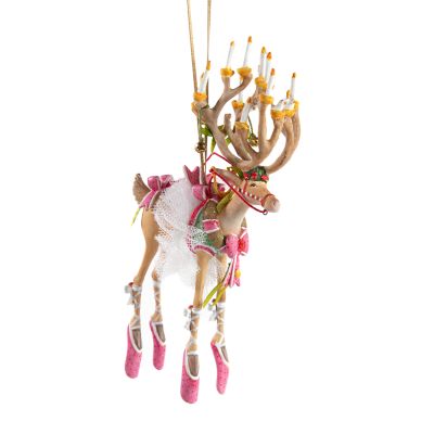 Patience Brewster Dash Away Dancer Reindeer Ornament mackenzie-childs Panama 0