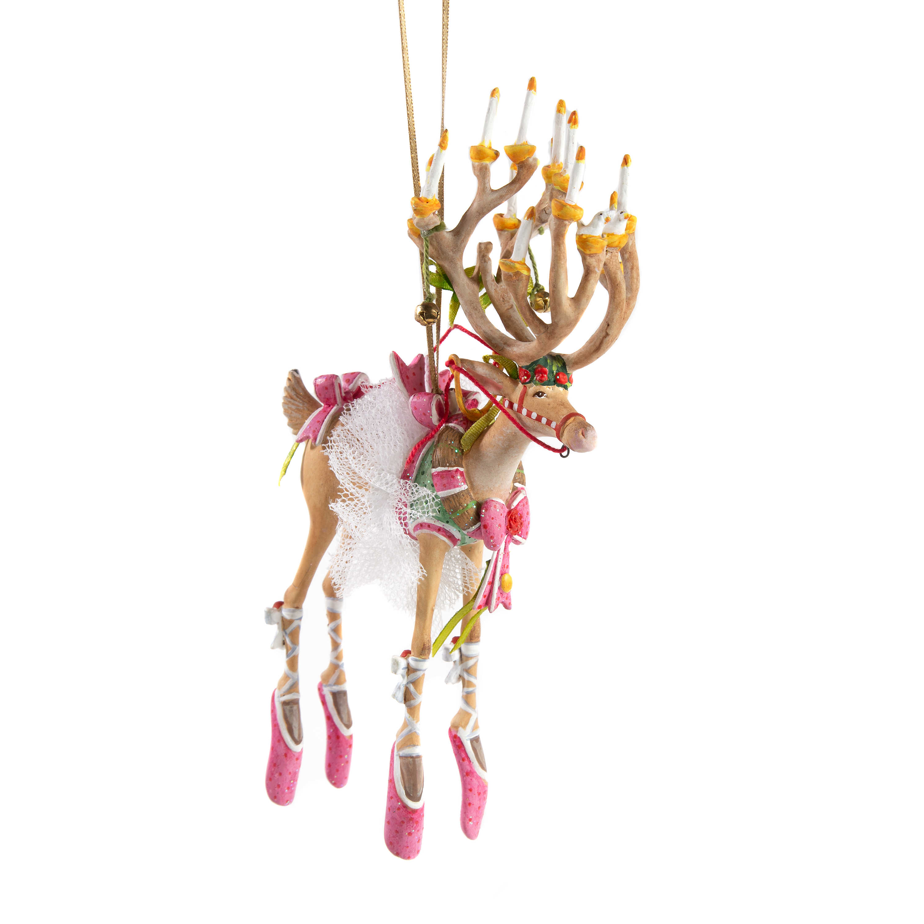 Patience Brewster Dash Away Dancer Reindeer Ornament mackenzie-childs Panama 0
