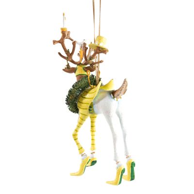 Patience Brewster Dash Away Prancer Reindeer Ornament image three