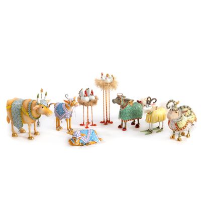 MacKenzie-Childs | Patience Brewster Nativity Manger Cow Figure