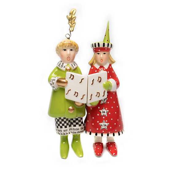 Patience Brewster Holiday Carolers Salt & Pepper Set image two
