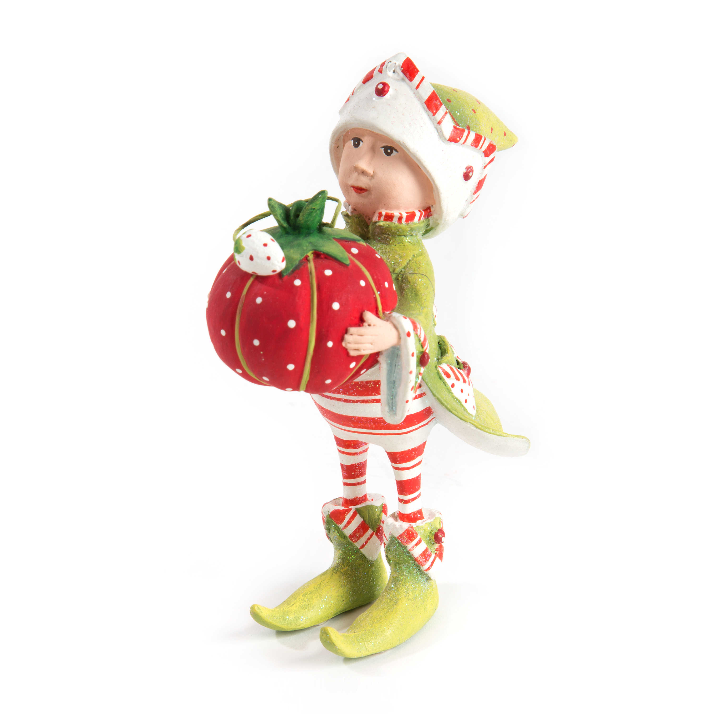Patience Brewster Dash Away Prancer's Elf Ornament mackenzie-childs Panama 0