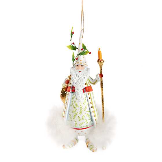 Patience Brewster Dash Away Candlelight Santa Ornament image two