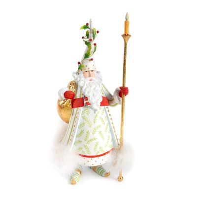 Patience Brewster Dash Away Candlelight Santa Figure