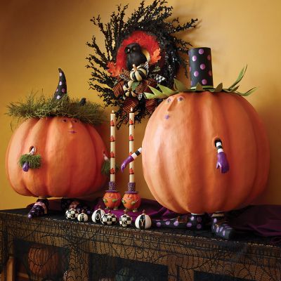 Patience Brewster Gourdon Pumpkin Display Figure image three