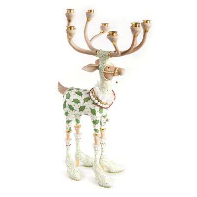 Patience Brewster Dash Away Vixen Reindeer Candelabra mackenzie-childs Panama 0