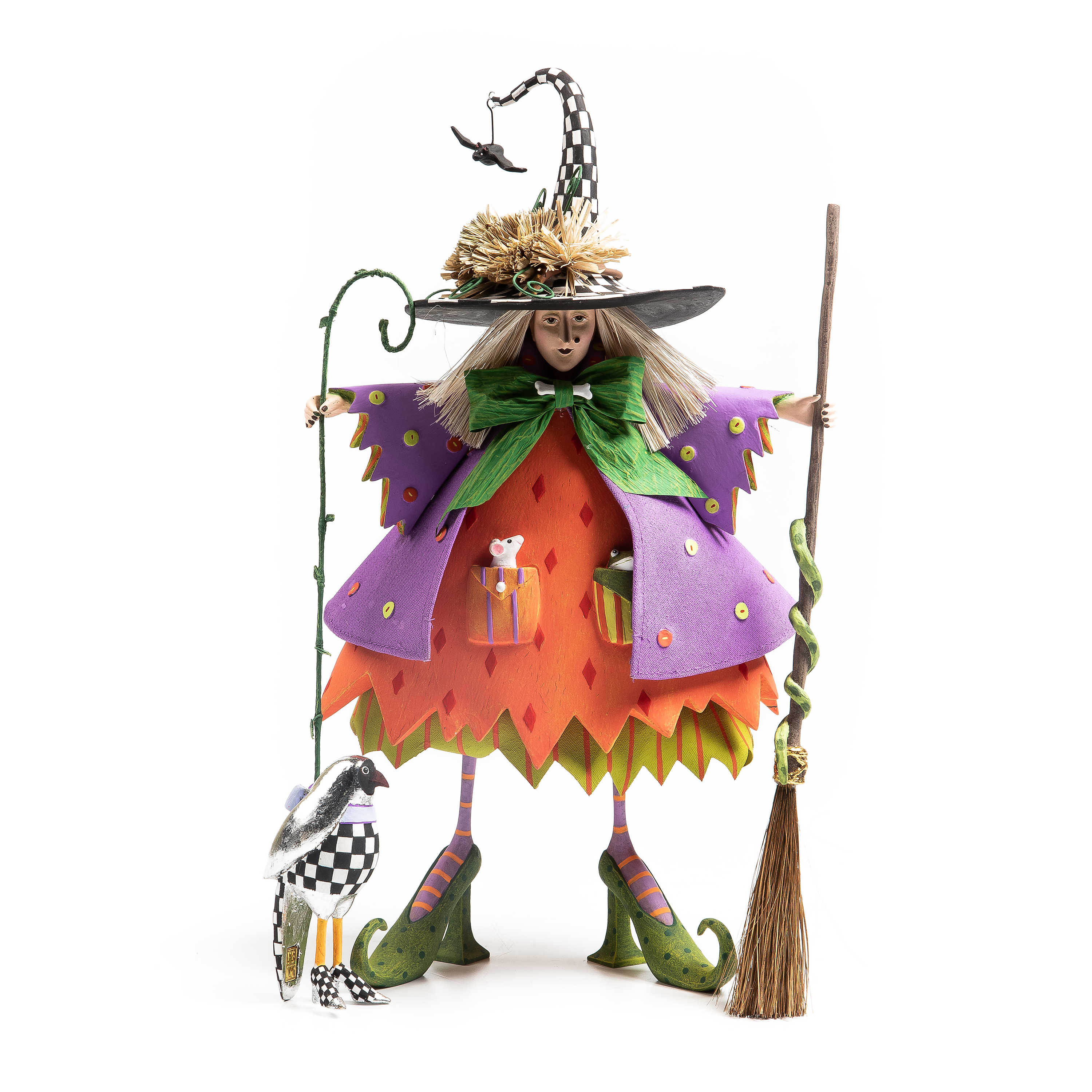 Patience Brewster Raggedy Witch Figure mackenzie-childs Panama 0