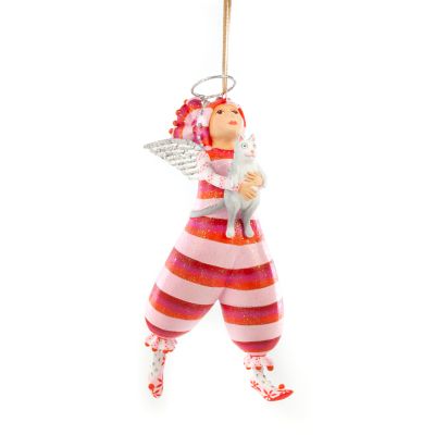 Patience Brewster Kitty Paradise Angel Ornament mackenzie-childs Panama 0