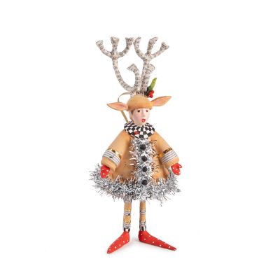 Patience Brewster LLS Lennon Reindeer Boy Holiday Caroler Ornament mackenzie-childs Panama 0