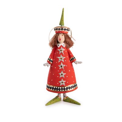 Patience Brewster Mariah Red Polka Dot Holiday Caroler Ornament mackenzie-childs Panama 0