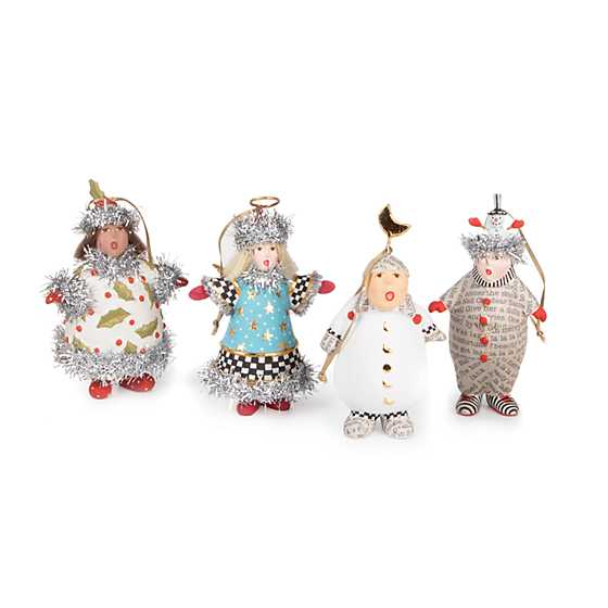 Patience Brewster Holiday Caroler Ornaments - Set of 4 image one