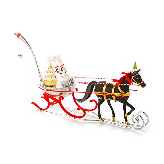 Patience Brewster Jingle Bells Sleigh with Bakers Figure image one