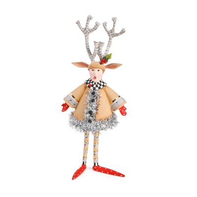 Patience Brewster Lennon Reindeer Boy Holiday Caroler Figure mackenzie-childs Panama 0