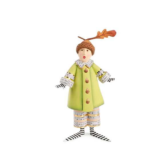 Patience Brewster Arlo Acorn Hat Holiday Caroler Figure image one