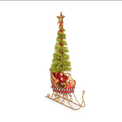 Patience Brewster Mini Dash Away Sleigh with Tree mackenzie-childs Panama 0