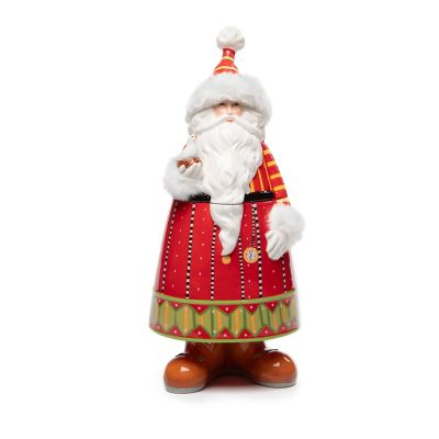 Patience Brewster Dash Away Santa Cookie Jar image two