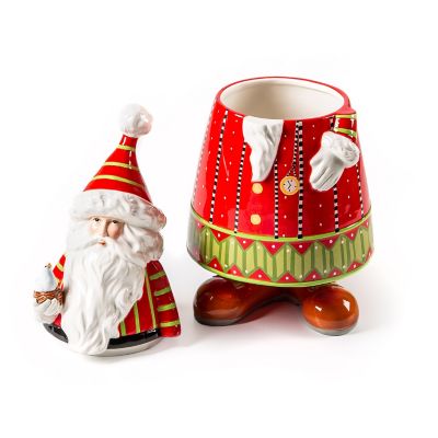 Patience Brewster Dash Away Santa Cookie Jar image three