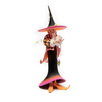 Patience Brewster Crystal Ball Witch Figure