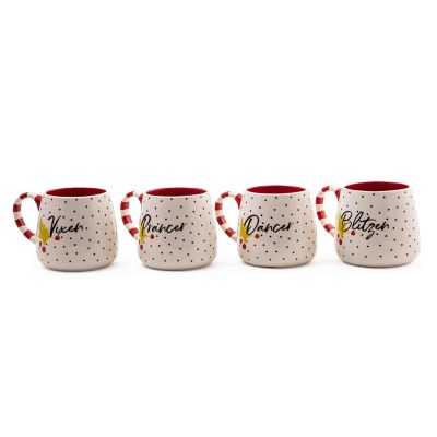 Patience Brewster Dash Away Reindeer Mugs - Set of 4 image seven