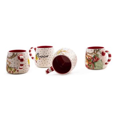 Holiday Reindeer Mug Set