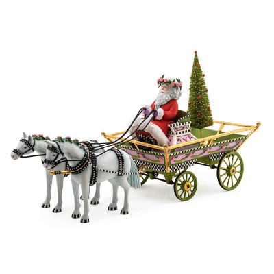 Patience Brewster Holiday Caroler Horse Drawn Sleigh mackenzie-childs Panama 0