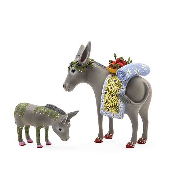 Patience Brewster Nativity Mother  &  Baby Donkey Figures image two