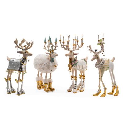 Patience Brewster Moonbeam Reindeer Figure Set-B mackenzie-childs Panama 0