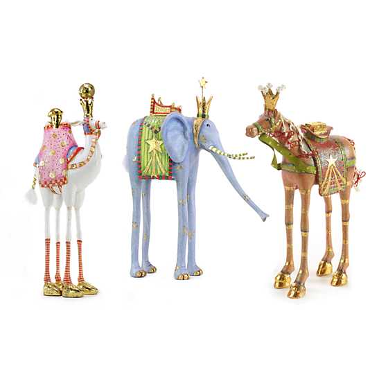 Patience Brewster Nativity Magi Animal Figures-Set of 3 image one