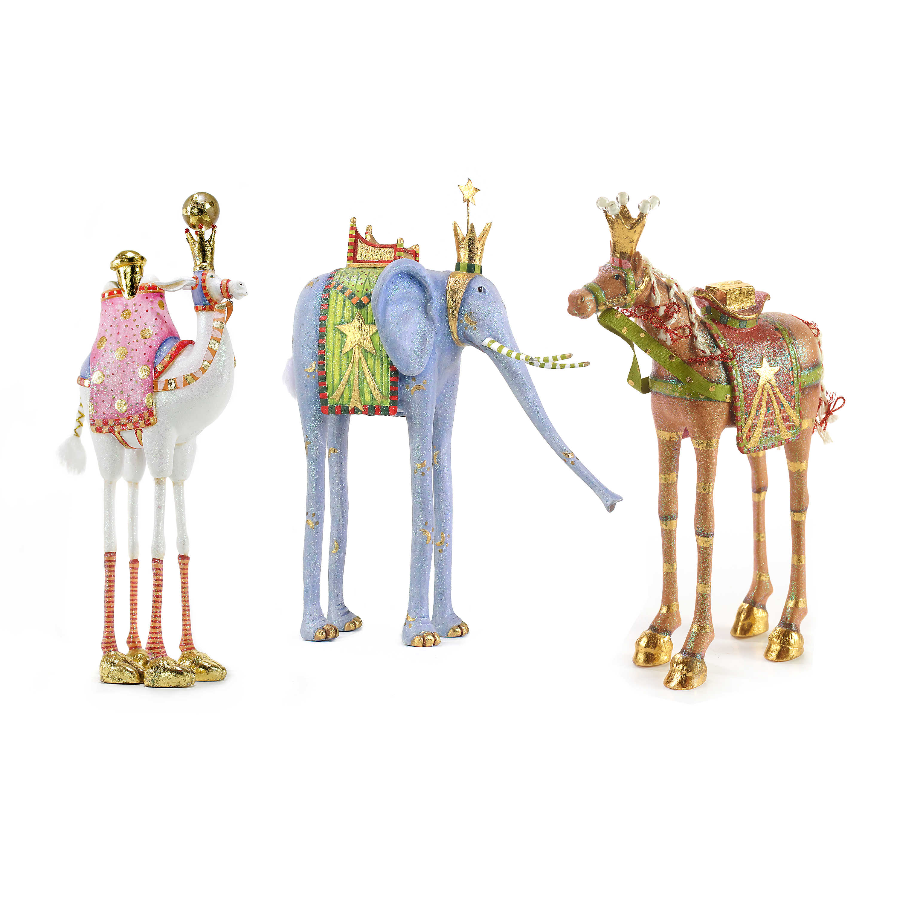 Patience Brewster Nativity Magi Animal Figures, Set of 3 mackenzie-childs Panama 0