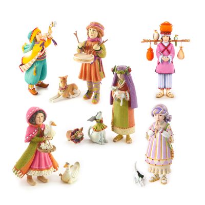 Patience Brewster Nativity Manger Figures Set