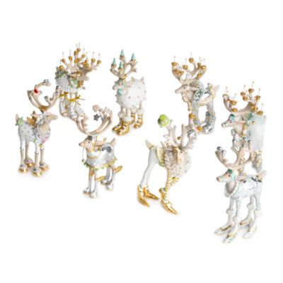 MacKenzie-Childs | Patience Brewster Moonbeam Reindeer Mini