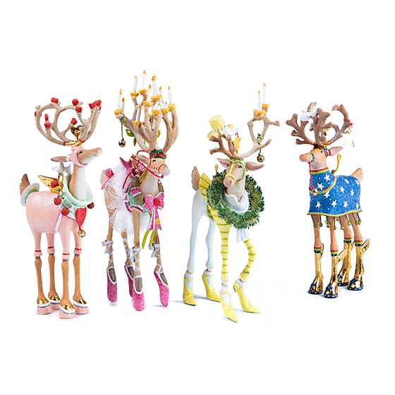 Patience Brewster Dash Away Reindeer Ornament Set-B image two