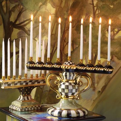 Courtly Check Menorah image three