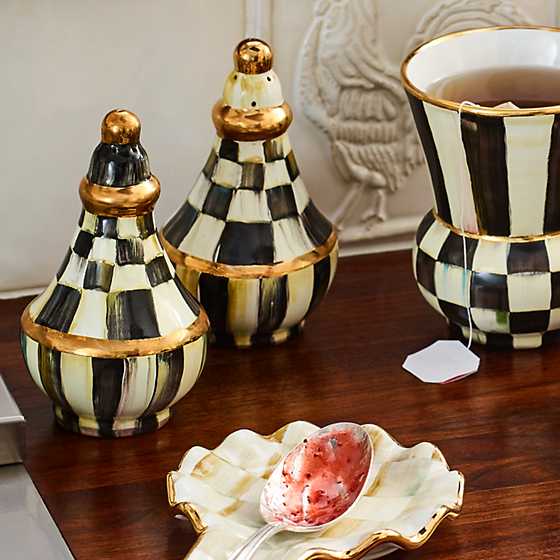 Courtly Check Salt & Pepper Shaker Set image two