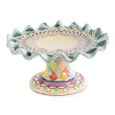 Taylor Fluted Cake Stand - Odd Fellows mackenzie-childs Panama 0