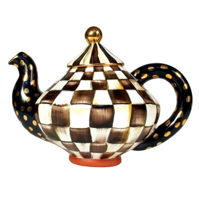 MacKenzie-Childs  Courtly Teapot Salt & Pepper Set