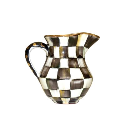 Courtly Check Ceramic Creamer mackenzie-childs Panama 0