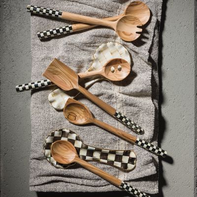 MacKenzie-Childs Courtly Check Cooking Utensils - Set of 5