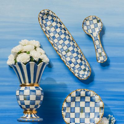 MacKenzie-Childs  Royal Check Pasta Spoon