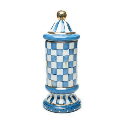 Royal Check Column Canister mackenzie-childs Panama 0