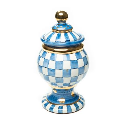 Royal Check Globe Canister mackenzie-childs Panama 0