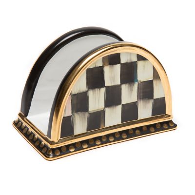 Courtly Check Ceramic Napkin Holder