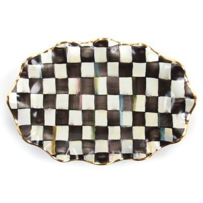 Courtly Check Serving Platter