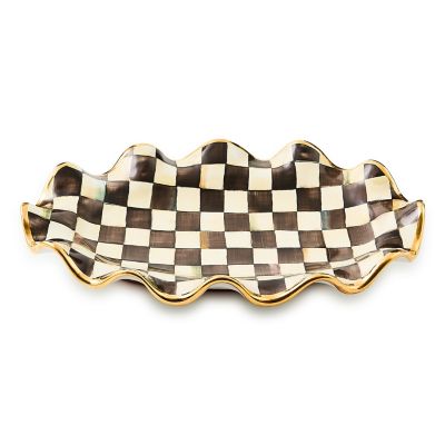 Courtly Check Ceramic Serving Platter