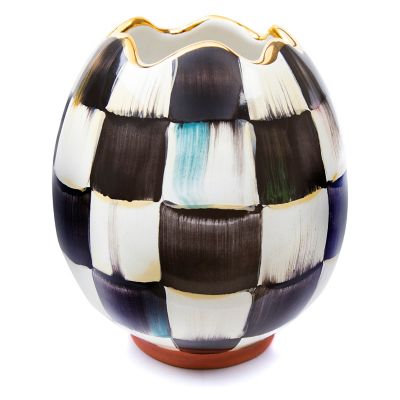 Courtly Check Egg Vase mackenzie-childs Panama 0