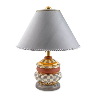 Sterling Check Groovy Table Lamp mackenzie-childs Panama 0