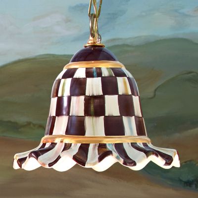 Courtly Check Pendant Lamp - Small image two