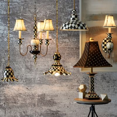 Courtly Check Pendant Lamp - Small image five