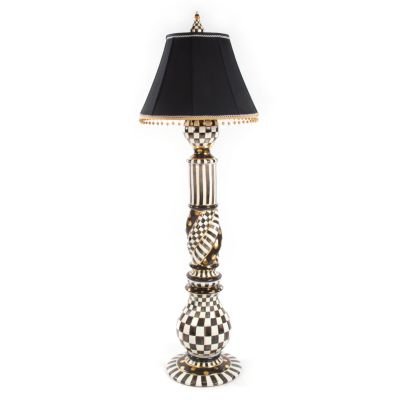 Courtly Check Ceramic Floor Lamp mackenzie-childs Panama 0