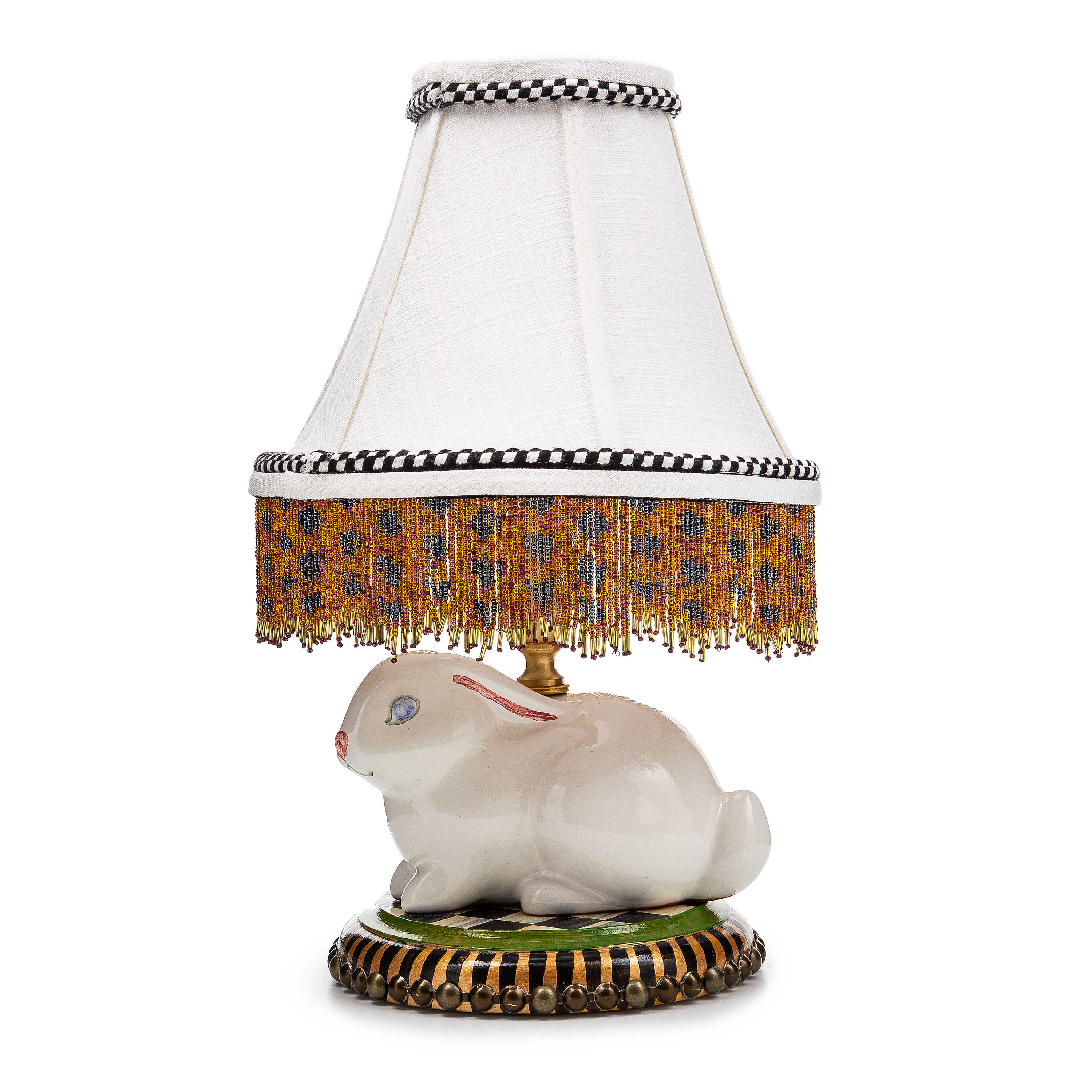 Rabbit Warren Ceramic Table Lamp mackenzie-childs Panama 0